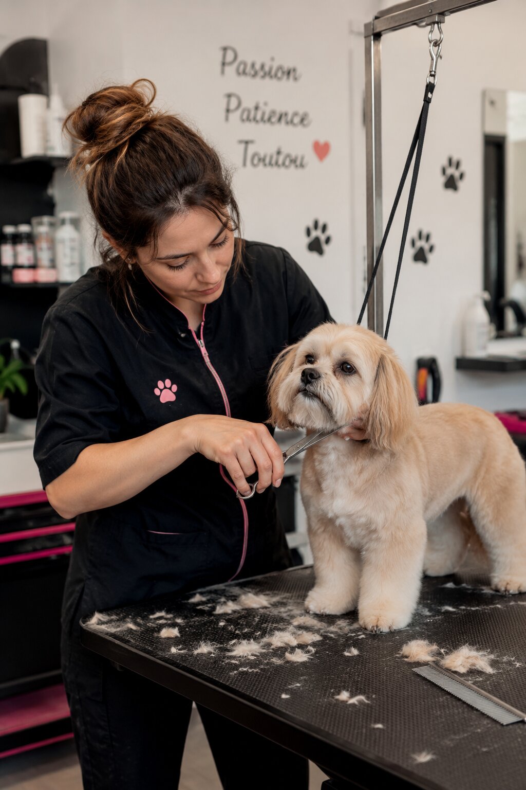 Jade, toiletteuse professionnelle chez Scooby-Doux